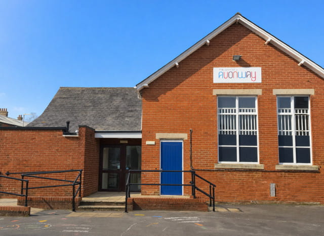 annexe entrance on a sunny day